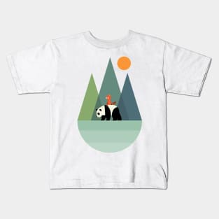 Panda Journey Kids T-Shirt